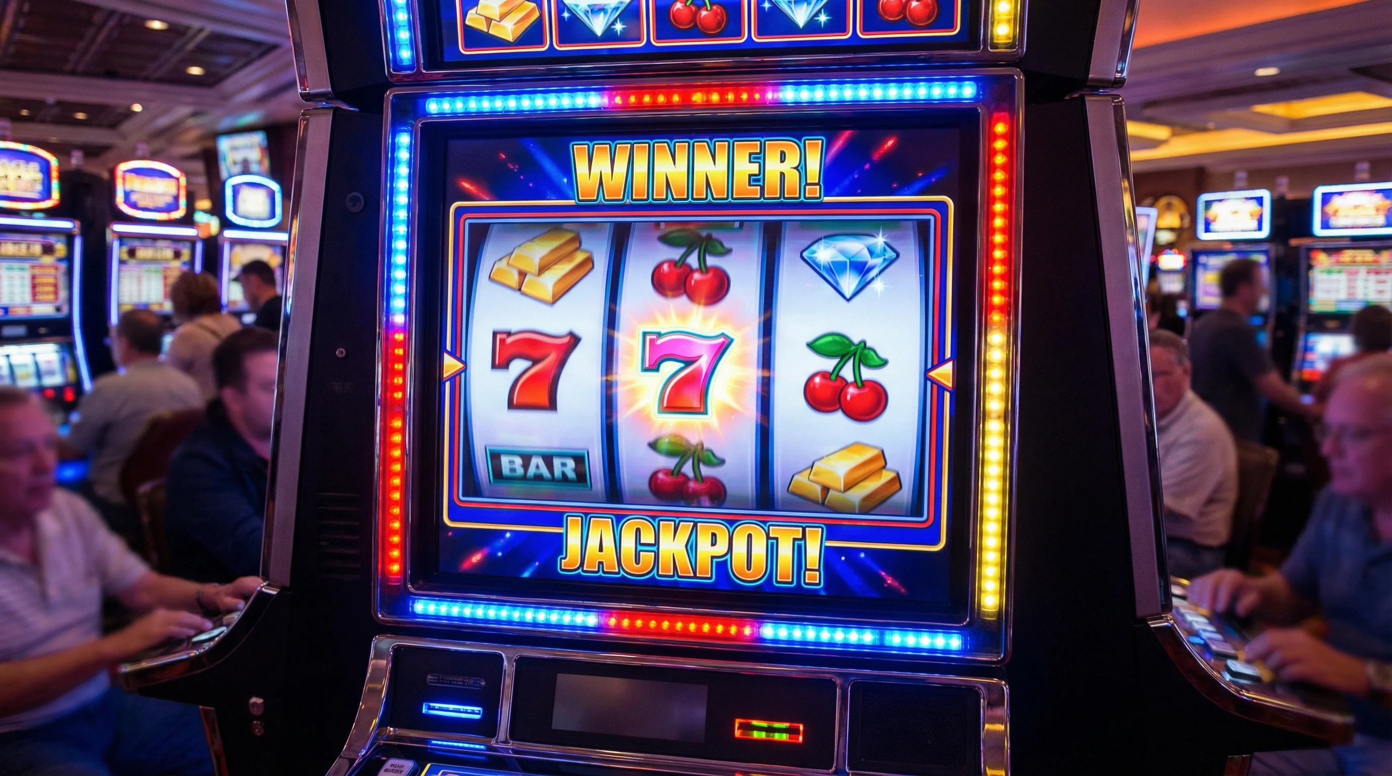 经典老虎机中奖画面